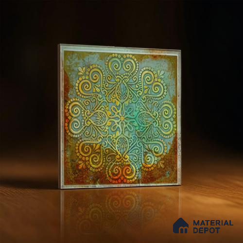 Moroccan Wall Tile TL 06339 C Artiflow 12 inch x 12 inch Ceramic Matte Finish - 9.5 mm | Suitable for Accent / Feature Walls, Bathroom, Kitchen Backsplashes, Dining Area | Please Expect a Slight Variation of Pattern
