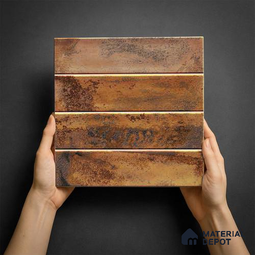 Faux Subway Wall Tile TL 06348 MetroTile 12 inch x 12 inch Ceramic Matte Finish - 9.5 mm | Suitable for Accent / Feature Walls, Bathroom, Kitchen Wall & Backsplashes | Please Expect a Slight Variation of Pattern