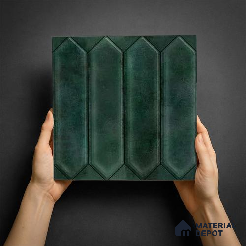 Faux Subway Wall Tile TL 06347 B  Picket Gardenrix 12 inch x 12 inch Ceramic Matte Finish - 9.5 mm | Suitable for Accent / Feature Walls, Bathroom, Kitchen Wall & Backsplashes | Please Expect a Slight Variation of Pattern