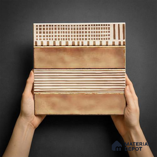 Faux Subway Wall Tile TL 06351  Urbanix 12 inch x 12 inch Ceramic Matte Finish - 9.5 mm | Suitable for Accent / Feature Walls, Bathroom, Kitchen Wall & Backsplashes | Please Expect a Slight Variation of Pattern
