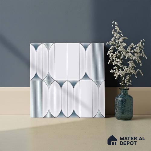 Moroccan Tile TL 04394 K Fenix 213 Decor 12 x 12 inch Ceramic Matte Finish - 9 mm | Please Expect a Slight Variation of Pattern