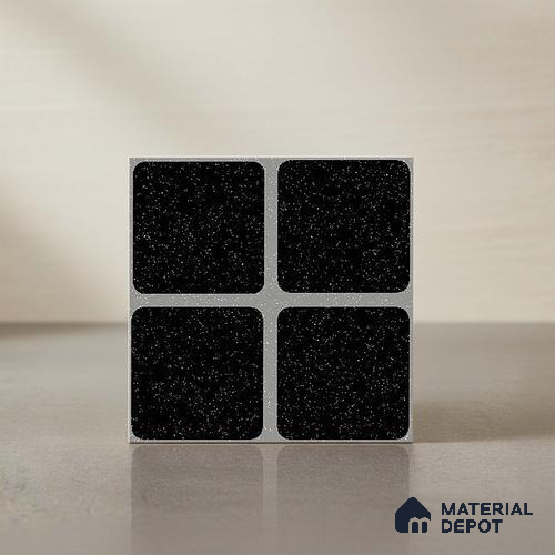 Patterned Look Floor Tile TL 09172 | Matte Finish 12 x 12 inch Ceramic Tile - 10 mm | Suitable For Kitchen, Bathroom, Bedroom & Office | Please Expect a Slight Variation of Pattern
