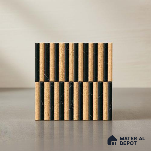 Patterned Look Wall Tile TL 09162 | Matte Finish 12 x 12 inch Ceramic Tile - 10 mm | Suitable For Kitchen, Bathroom, Bedroom & Office | Please Expect a Slight Variation of Pattern
