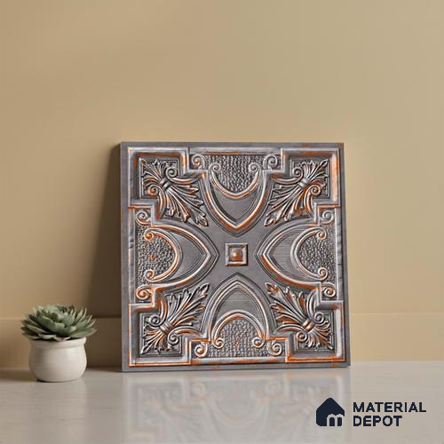Patterned Look Wall Tile TL 09154 | Matte Finish 12 x 12 inch Ceramic Tile - 10 mm | Suitable For Kitchen, Bathroom, Bedroom & Office