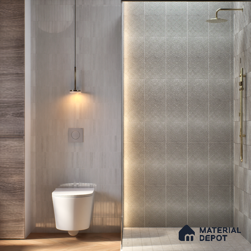 Patterned Wall Tile TL 05895 Spactra 197 mm x 197 mm Vitrified - 9 mm | Handcrafted | Suitable For Living Room, Bedroom, Kitchen | Please Expect a Slight Variation of Pattern
