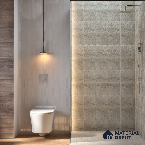 Patterned Wall Tile TL 05894 Spactra 197 mm x 197 mm Vitrified - 9 mm | Handcrafted | Suitable For Living Room, Bedroom, Kitchen | Please Expect a Slight Variation of Pattern
