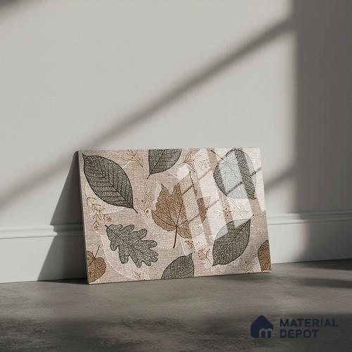 Budget Friendly Floral Wall Tile Value For Money TL 06231  18 x 12 inch - Ceramic Glossy Finish -7 mm  | Suitable for Kitchen & Bathroom