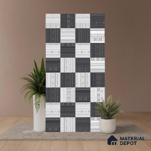 Highlighter Wall Tile TL 06217 Fragrant Ivory Illusion 4 ft x 2 ft Vitrified Matte Finish - 9 mm | Suitable for Living Room, Bedroom, Bathroom & Kitchen