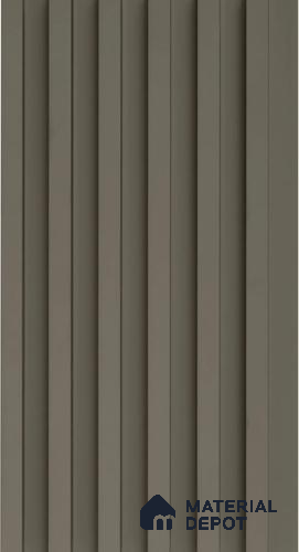PN 06672 Plain Colour Look Louver 9.5 ft x 0.5 ft Texture Finish  - 18 mm | Suitable for Feature Wall, TV Unit & Living Room