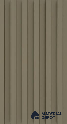 PN 06673 Plain Colour Look Louver 9.5 ft x 0.5 ft Texture Finish  - 18 mm | Suitable for Feature Wall, TV Unit & Living Room