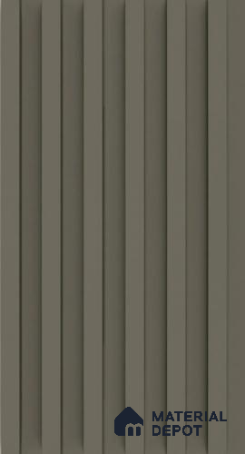 PN 06674 Plain Colour Look Louver 9.5 ft x 0.5 ft Texture Finish  - 18 mm | Suitable for Feature Wall, TV Unit & Living Room