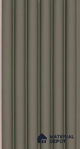 PN 06682 Plain Colour Look Louver 9.5 ft x 0.5 ft Texture Finish  - 15 mm | Suitable for Feature Wall, TV Unit & Living Room