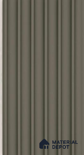 PN 06683 Plain Colour Look Louver 9.5 ft x 0.5 ft Texture Finish  - 15 mm | Suitable for Feature Wall, TV Unit & Living Room