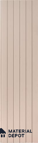 Textured Solid Look PN 06751 9.5 ft x 0.83 ft Texture Finish Louvers - 10 mm | Suitable for TV Unit, Wardrobe, Kitchen Cabinets