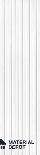 Textured Solid Look PN 06753 9.5 ft x 0.83 ft Texture Finish Louvers - 10 mm | Suitable for TV Unit, Wardrobe, Kitchen Cabinets