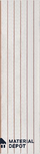 Textured Solid Look PN 06755 9.5 ft x 0.83 ft Texture Finish Louvers - 10 mm | Suitable for TV Unit, Wardrobe, Kitchen Cabinets