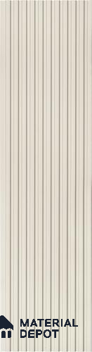Textured Solid Look PN 06756 9.5 ft x 0.83 ft Texture Finish Louvers - 10 mm | Suitable for TV Unit, Wardrobe, Kitchen Cabinets