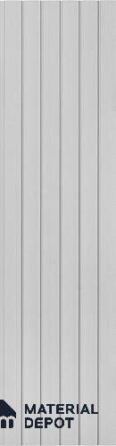 Textured Solid Look PN 06757 9.5 ft x 0.83 ft Texture Finish Louvers - 10 mm | Suitable for TV Unit, Wardrobe, Kitchen Cabinets
