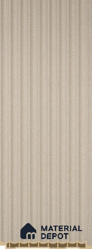 PN 07219 Fabric Look Louver 8 ft x 0.4 ft Texture Finish  - 10 mm | Suitable for Feature Wall, TV Unit & Living Room