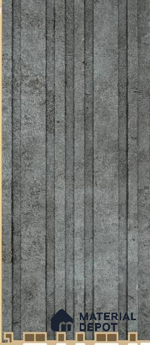 PN 07223 Fabric Look Louver 8 ft x 0.5 ft Texture Finish - 10 mm | Suitable for Feature Wall, TV Unit & Living Room