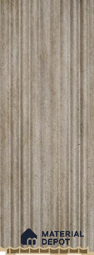 PN 07224 Fabric Look Louver 8 ft x 0.4 ft Texture Finish  - 10 mm | Suitable for Feature Wall, TV Unit & Living Room