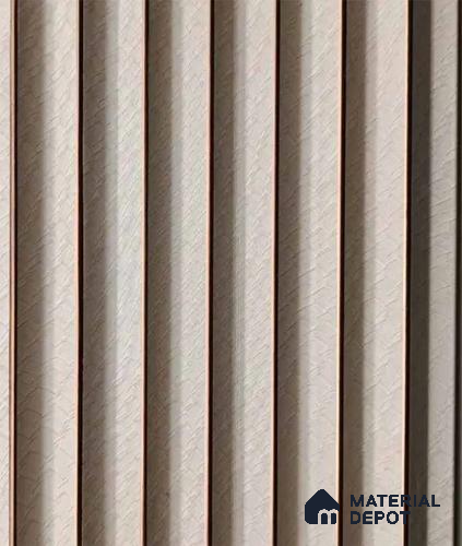 PN 07460 Patterned Look Louver 8 ft x 0.4 ft Texture Finish - 10 mm | Suitable for Feature Wall, TV Unit & Living Room