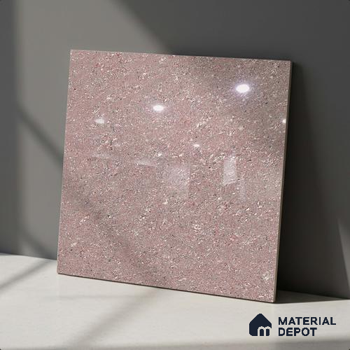 Stone Look Floor Tile TL 09389 B | Glossy Finish 2 ft x 2 ft Vitrified Tile - 8 mm | Suitable For Kitchen, Bathroom, Bedroom & Office