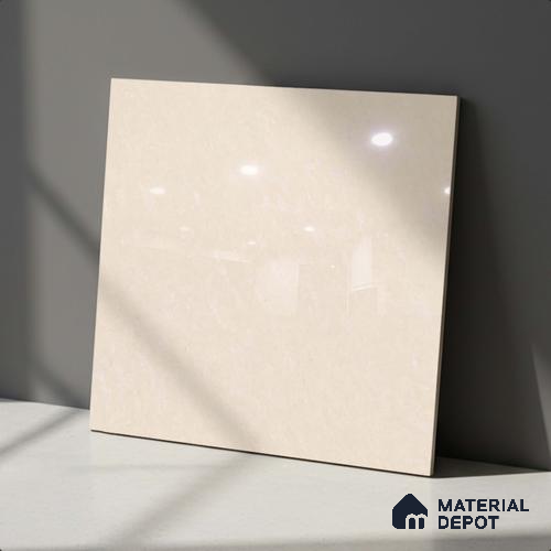 Stone Look Floor Tile TL 09389 E | Glossy Finish 2 ft x 2 ft Vitrified Tile - 8 mm | Suitable For Kitchen, Bathroom, Bedroom & Office