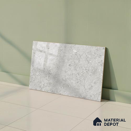 Marble Look Wall Tile TL 08848 | Glossy Finish 18 x 12 inch Ceramic Tile - 7 mm | Suitable For Kitchen & Bathroom