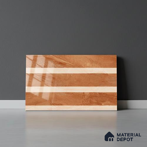 Highlighter Look Wall Tile TL 08841 B | Glossy Finish 18 x 12 inch Ceramic Tile - 7 mm | Suitable For Kitchen & Bathroom