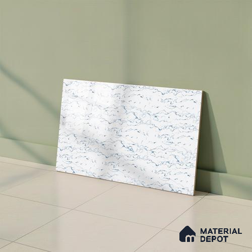 Marble Look Wall Tile TL 08857 C | Glossy Finish 18 x 12 inch Ceramic Tile - 7 mm | Suitable For Kitchen & Bathroom