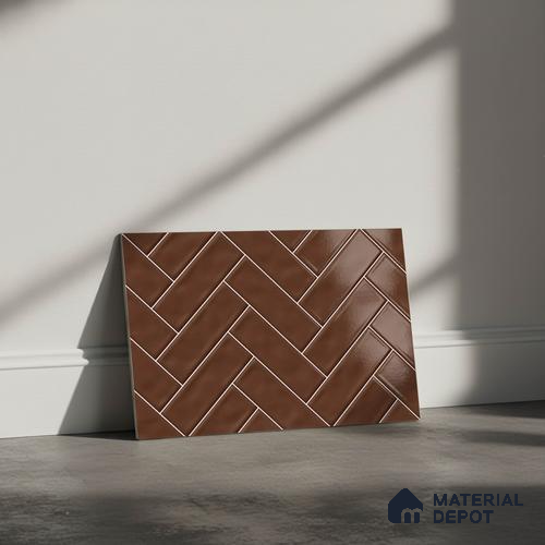 Faux Subway Look Wall Tile TL 08871 C | Glossy Finish 18 x 12 inch Ceramic Tile - 7 mm | Suitable For Kitchen & Bathroom