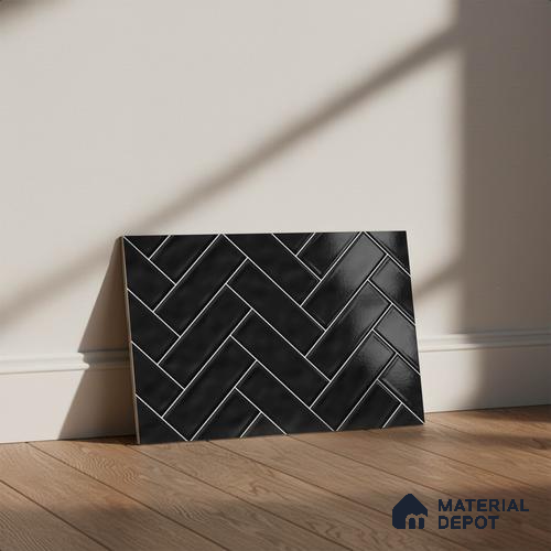 Faux Subway Look Wall Tile TL 08871 | Glossy Finish 18 x 12 inch Ceramic Tile - 7 mm | Suitable For Kitchen & Bathroom