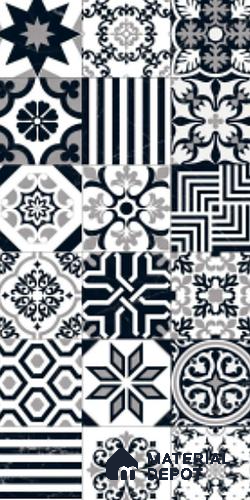 Moroccan Look Wall & Floor Tile TL 09010 | Glossy Finish 4 ft x 2 ft Vitrified Tile - 9 mm | Suitable For Kitchen, Bathroom, Bedroom & Office