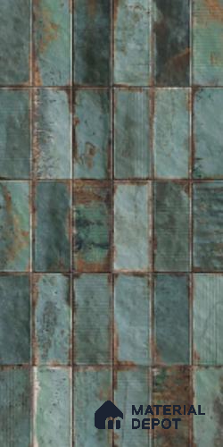 Faux Subway Look Wall & Floor Tile TL 08989 | Glossy Finish 4 ft x 2 ft Vitrified Tile - 9 mm | Suitable For Kitchen, Bathroom & Dining Area