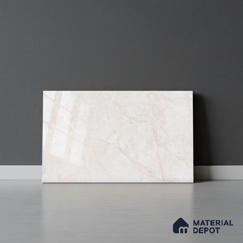 Budget Friendly Marble Wall Tile Value For Money TL 05788  18 x 12 inch - Ceramic Glossy Finish -7 mm  | Suitable for Kitchen & Bathroom