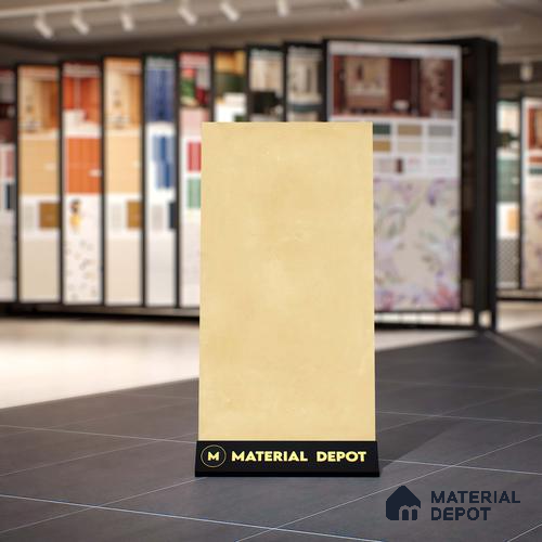 Stone Floor & Wall Tile TL 06402 I Nebula Yellow 4 ft x 2 ft Matte Finish Vitrified Tile - 9 mm | Suitable for Living Room, Bedroom & Bathroom