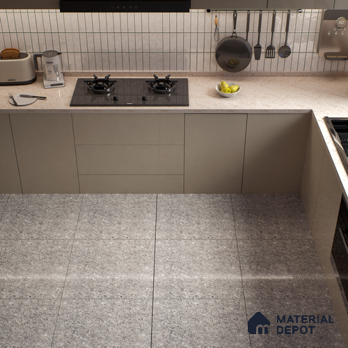 TL 06321 Grey 2 ft x 2 ft High Gloss Finish Vitrified Wall & Floor Tile - 9 mm