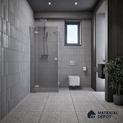 TL 06321 Grey 2 ft x 2 ft High Gloss Finish Vitrified Wall & Floor Tile - 9 mm