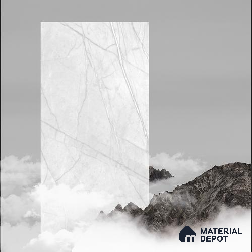 Marble Floor & Wall Tile TL 05618 B Bianco Avila 4 ft x 2 ft Matte Finish Vitrified Tile - 9 mm