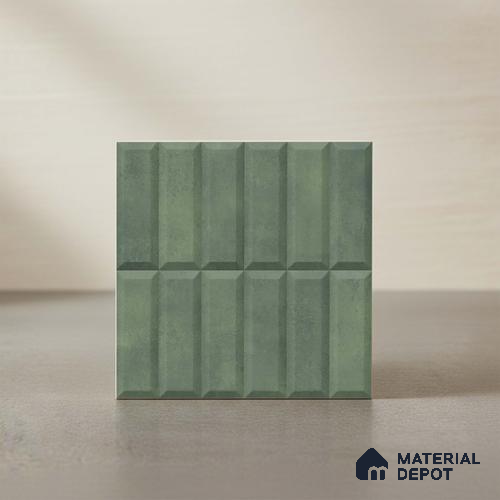Faux Subway Wall Tile TL 06362 H Classic Charm 1 ft x 1 ft Ceramic Matte Finish Tile - 9 mm | Suitable For Kitchen, Bathroom Walls and Backsplashes | Please Expect a Slight Variation of Pattern