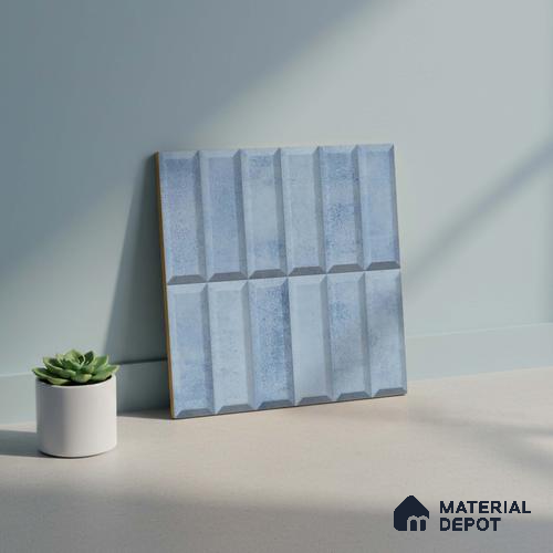Faux Subway Wall Tile TL 06362 N Lustrous Crezo 1 ft x 1 ft Ceramic Matte Finish Tile - 9 mm | Suitable For Kitchen, Bathroom Walls and Backsplashes | Please Expect a Slight Variation of Pattern