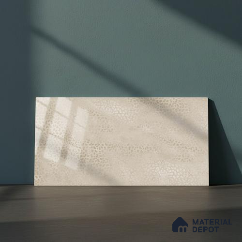 Patterned Wall Tile TL 06515 D  SR GL 8084 Dark 24 inch x 12 inch Ceramic Glossy Finish - 8 mm | Suitable for Accent / Feature Walls, Bathroom, Kitchen Wall & Backsplashes | Please Expect a Slight Variation of Pattern