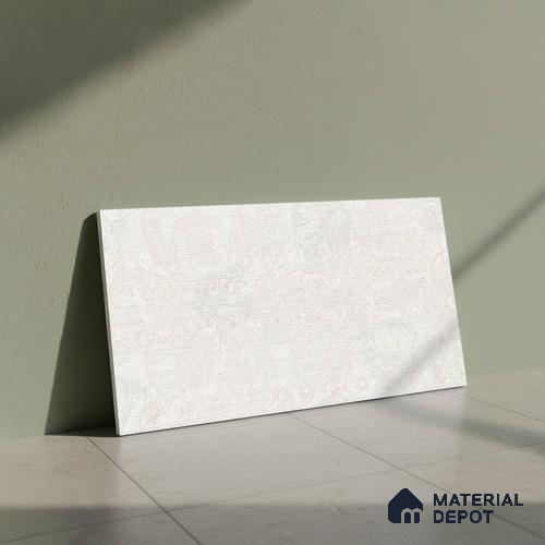 Floral Wall Tile TL 06504 B 24 inch x 12 inch Ceramic Sugar Finish - 8 mm | Suitable for Accent / Feature Walls & Bathroom Wall | Please Expect a Slight Variation of Pattern