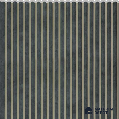 Emerald Slate Patterned Louver PN 02732 N 9.5 ft x 12 inch Charcoal Panel - 7 mm | Suitable for Feature Wall, TV Unit & Living Room | Width is Subjected to 5% Variation