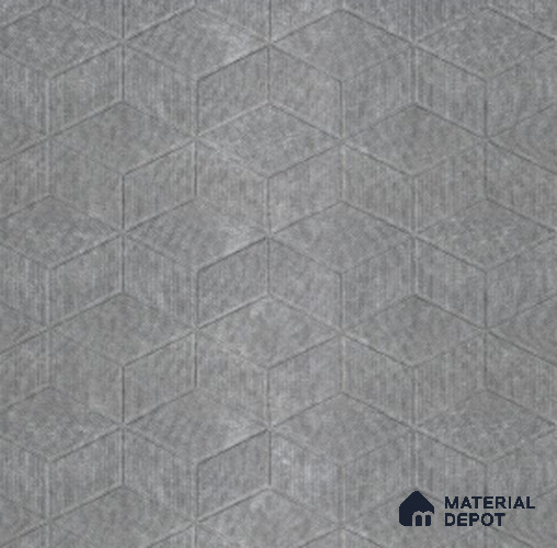 Slate Grey Patterned Decorative Wall Panel PN 02730 D 8 ft x 2 ft Charcoal Panel - 4 mm | Suitable for Feature Wall, TV Unit & Living Room | Width is Subjected to 5% Variation