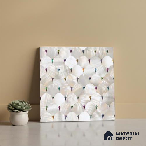 Wall Tile TL 10015 | CRV-105 | 1 ft x 1 ft  Finish Ceramic Tile - 10 mm | Suitable for Living Room, Bedroom, Bathroom & Kitchen | Please Expect a Slight Variation of Pattern