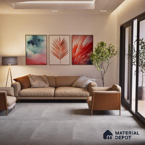 TL 05627 Grey Preso 1200x600 mm Matte Finish Floor & Wall Tile - 9 mm | Iamge 07