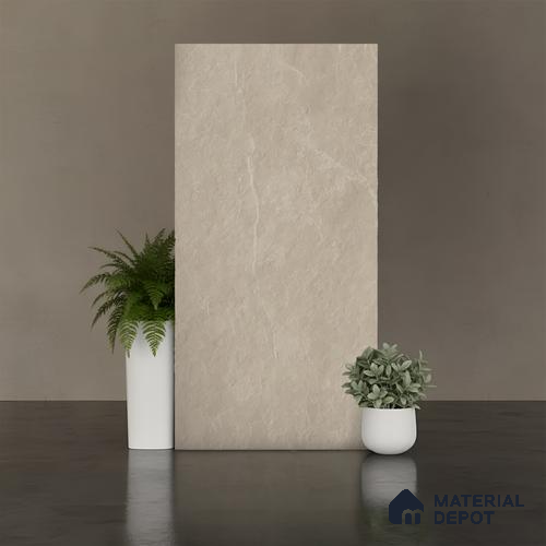 Stone Look Floor & Wall Tile TL 08087 D Archie Beige 4 ft x 2 ft Vitrified Matte Finish - 9 mm