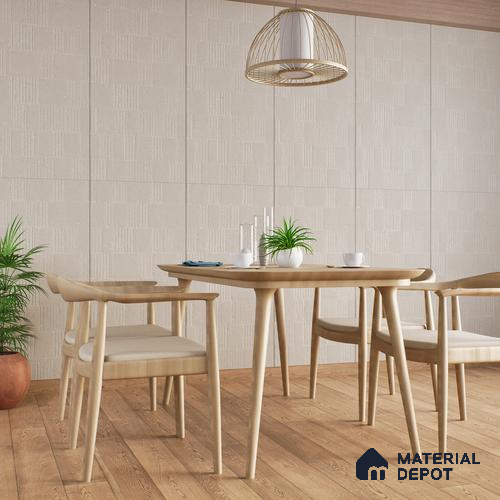 Highlighter Wall Tile TL 08031 D Sage Mist Barcode 2 ft x 2 ft Vitrified Matte Finish - 9 mm | Suitable For Living Room, Bedroom, Dining Area